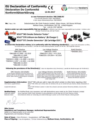 solo smoke detector tester