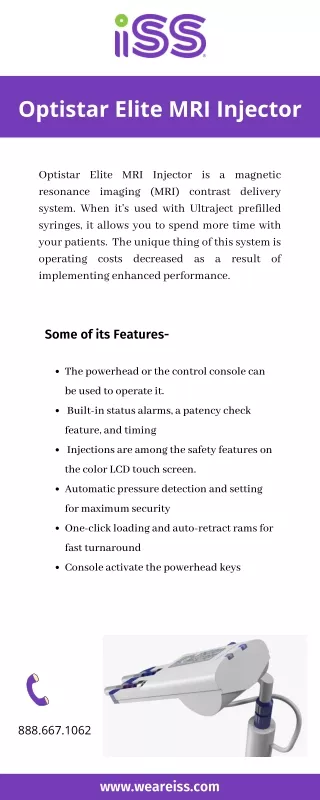 Optistar Elite MRI Injector | We Are ISS