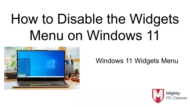 how to disable the widgets menu on windows 11