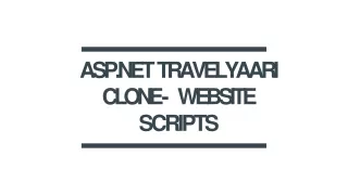 asp net travelyaari clone website scripts