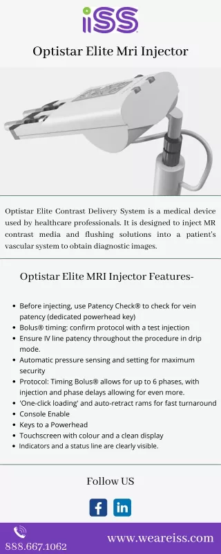 Optistar Elite Mri Injector System | We Are ISS