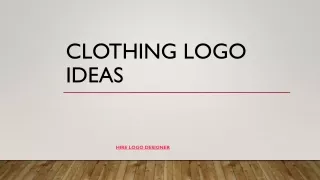 Clothing  Logo Ideas