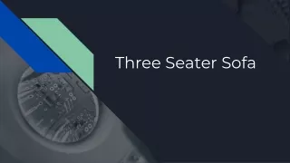 three seater sofa