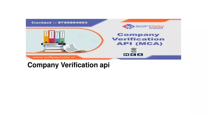 company verification api