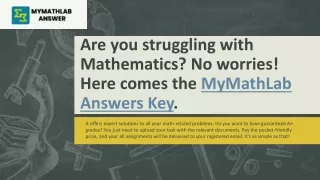 Are you struggling with Mathematics No worries! Here comes the MyMathLab Answers Key