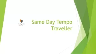 One Day Tempo Traveller in Jaipur