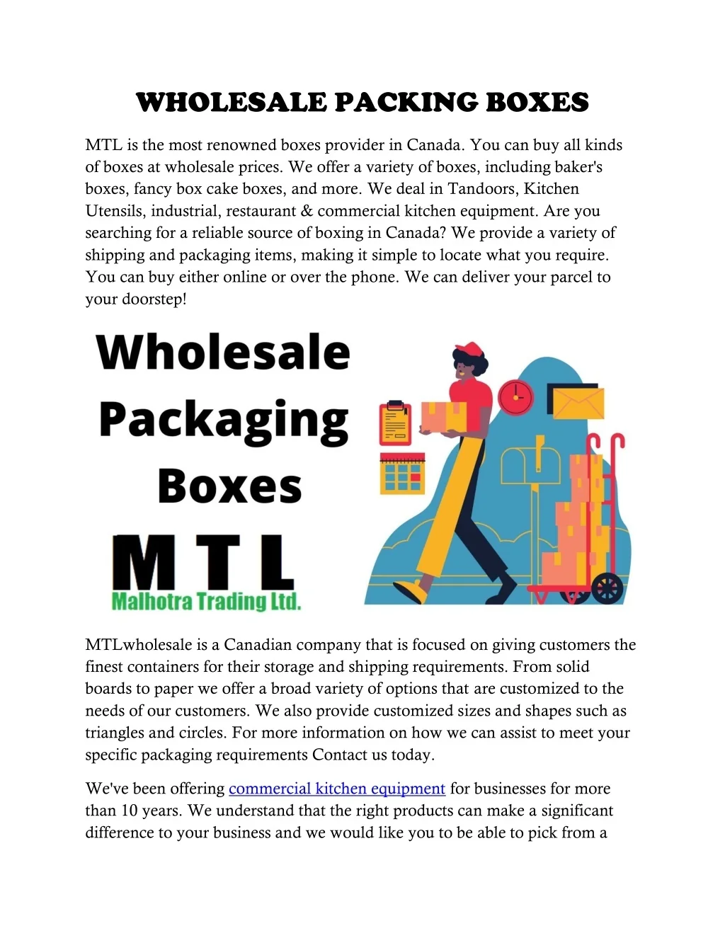PPT - WHOLESALE PACKING BOXES PowerPoint Presentation, free download ...