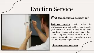Eviction Service