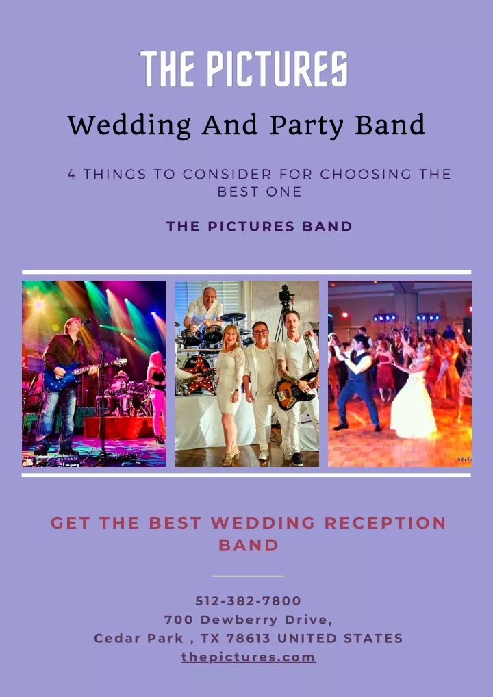 wedding and party band