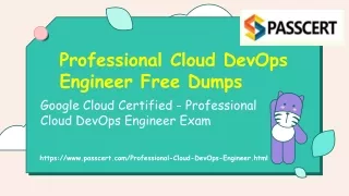 professional cloud devops engineer free dumps