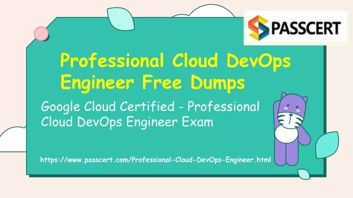 professional cloud devops engineer free dumps