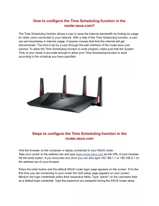 Router.asus.com | Asus router setup | 192.168.1.1 login