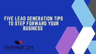 Lead Generation Tips through SEO