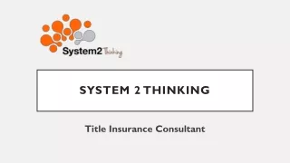 system 2 thinking