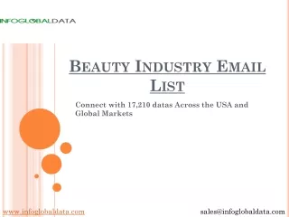 Cosmetologist Email List | Beauty Professionals Mailing Lists