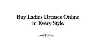 Buy Ladies Dresses Online in Every Style