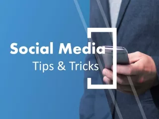 Social media marketing tips & tricks