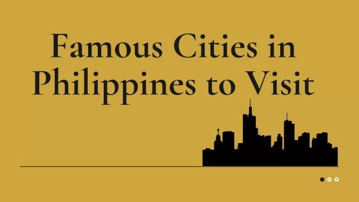 famous cities in philippines to visit