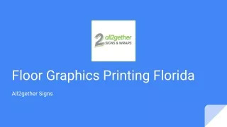 Floor Graphics Printing Florida