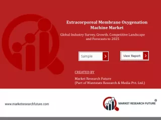 Extracorporeal Membrane Oxygenation Machine Market Manufacturers, Demand