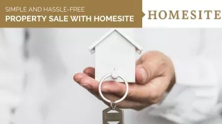 Simple and Hassle-free Property Sale with Homesite