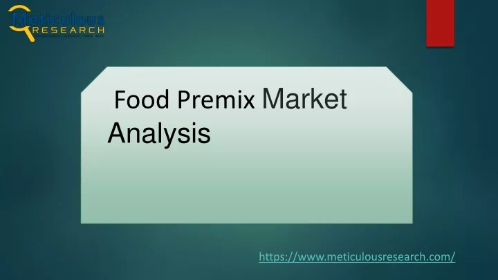 food premix market analysis