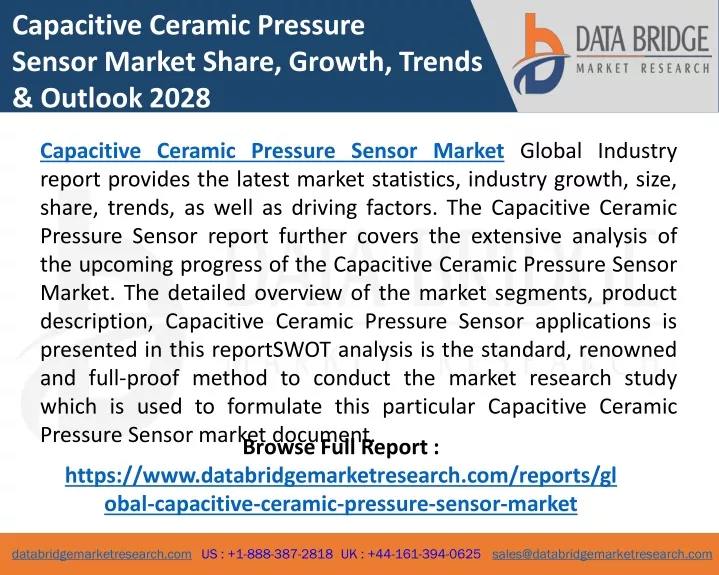 capacitive ceramic pressure sensor market share