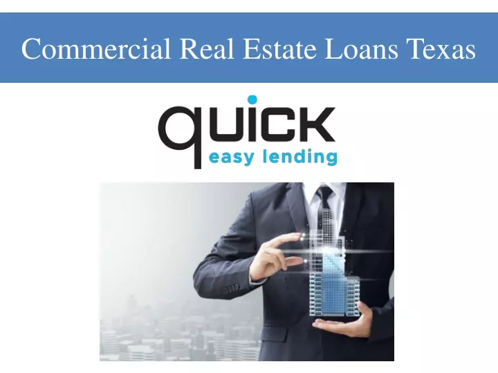 Commercial real estate loans texas