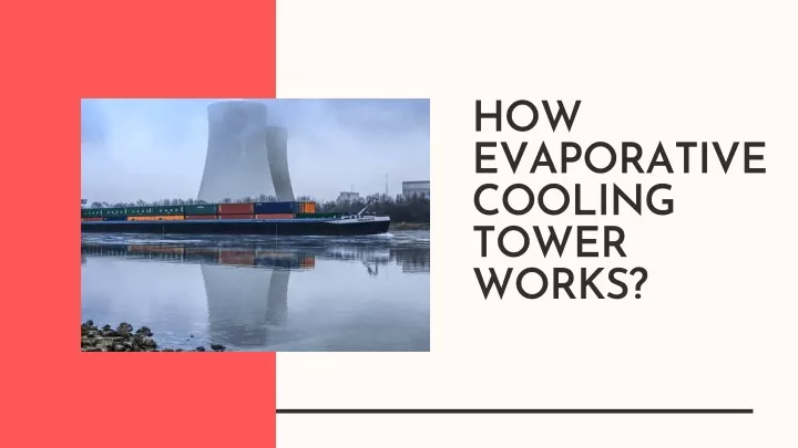 how evaporative cooling tower works