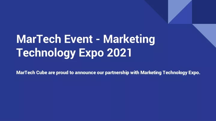 martech event marketing technology expo 2021