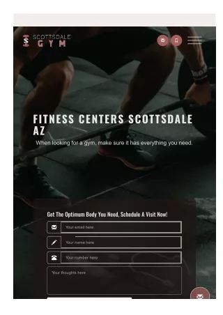 fitness centers in scottsdale az