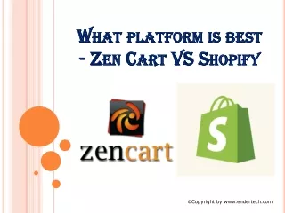 What Platform Is Best - Zen Cart VS Shopify