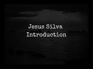 jesus silva introduction