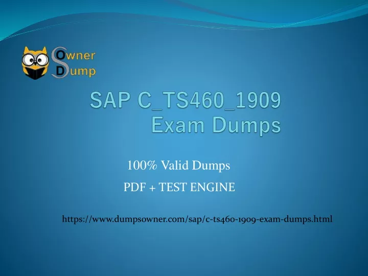 sap c ts460 1909 exam dumps
