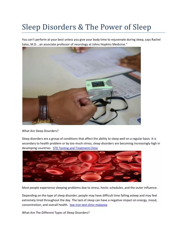 sleep disorders the power of sleep