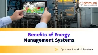 Benefits of Energy Management Systems