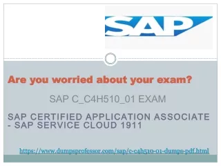 SAP C_C4H510_01 Free Dumps | Dumpsprofessor.com