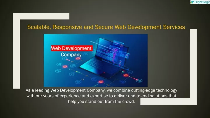 scalable responsive and secure web development