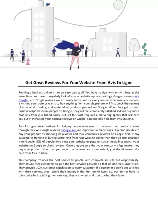 Get Great Reviews For Your Website From Avis En Ligne