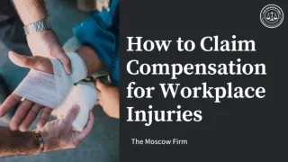 How to Claim Compensation for Workplace Injuries