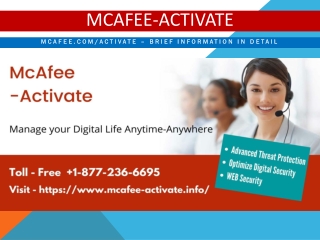 McAfee com activate