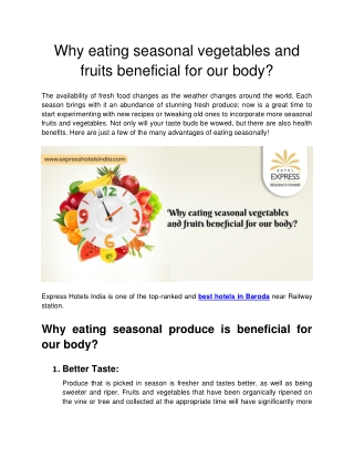 Express Hotels India - Why eating seasonal vegetables and fruits beneficial for our body-converted