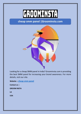 cheap smm panel groominsta com