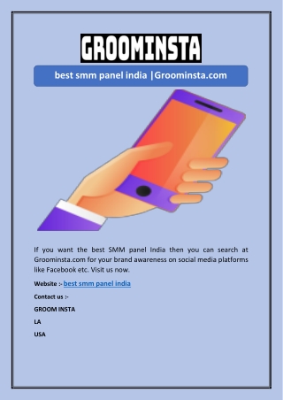 best smm panel india groominsta com