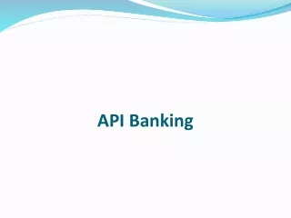 api banking