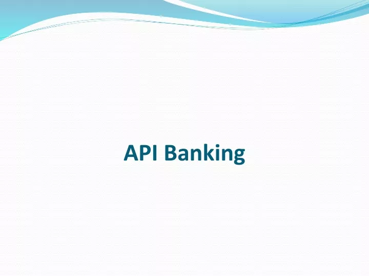 api banking