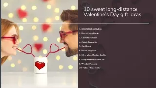 10 sweet long-distance Valentine’s Day gift ideas