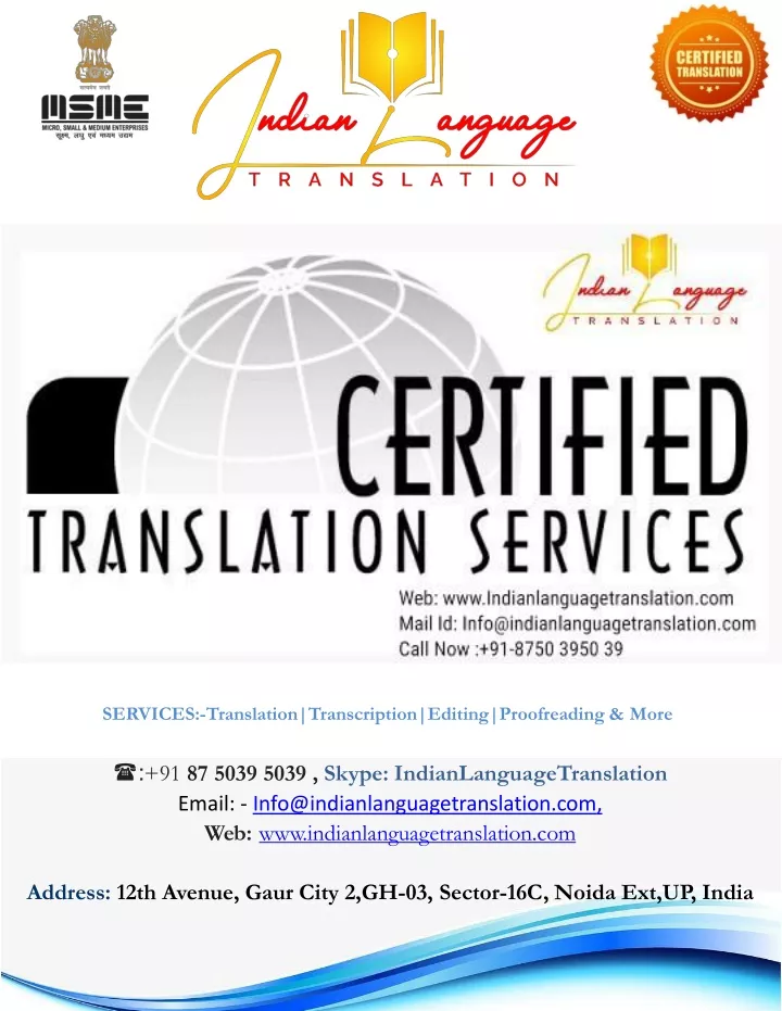 services translation transcription editing