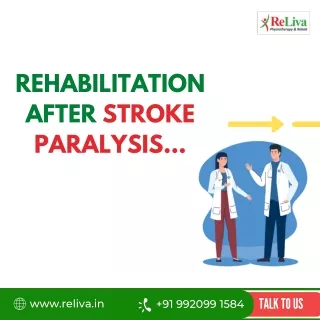REHABILITATION AFTER STROKE PARALYSIS visual series video - ReLiva Physiotherapy