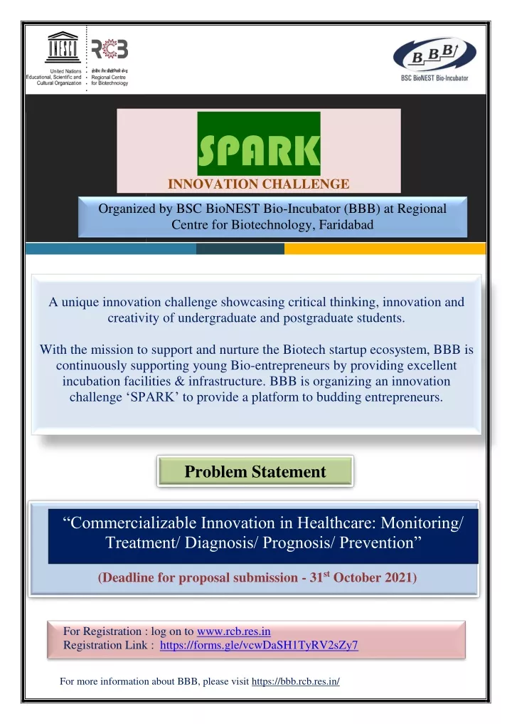 spark innovation challenge